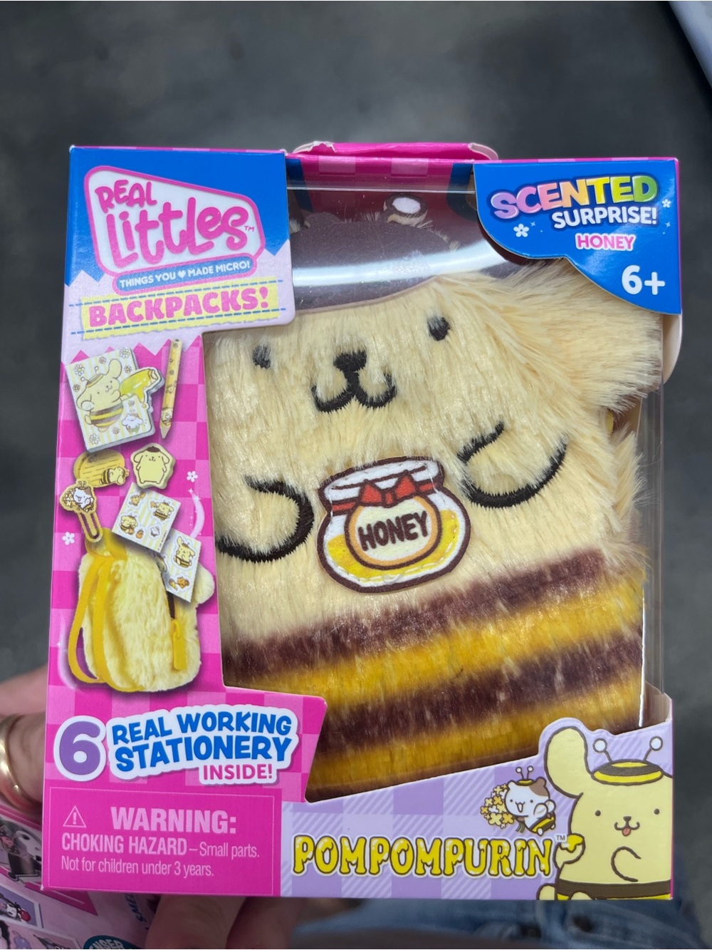 Hello Kitty and Friends Pompompurin Honey Plush Backpack NEW NWT NIB